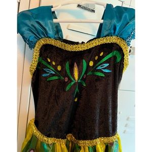 Princess Anna Frozen costume dress size 4-5T coronation